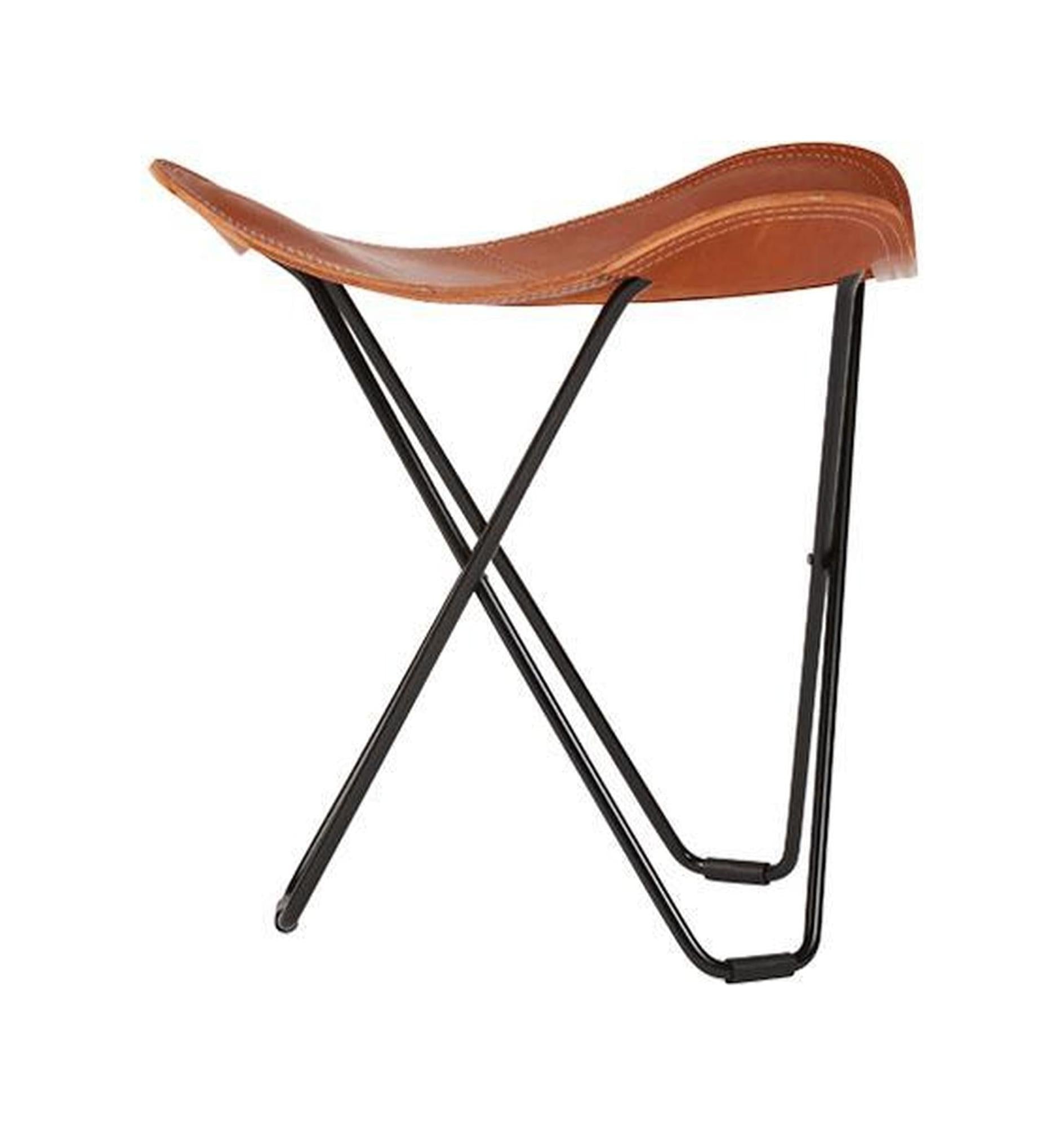 [product_category]-Cuero Pampa Flying Goose Stool, Polo/Black-Cuero-7340172614340-1434-CUE-1