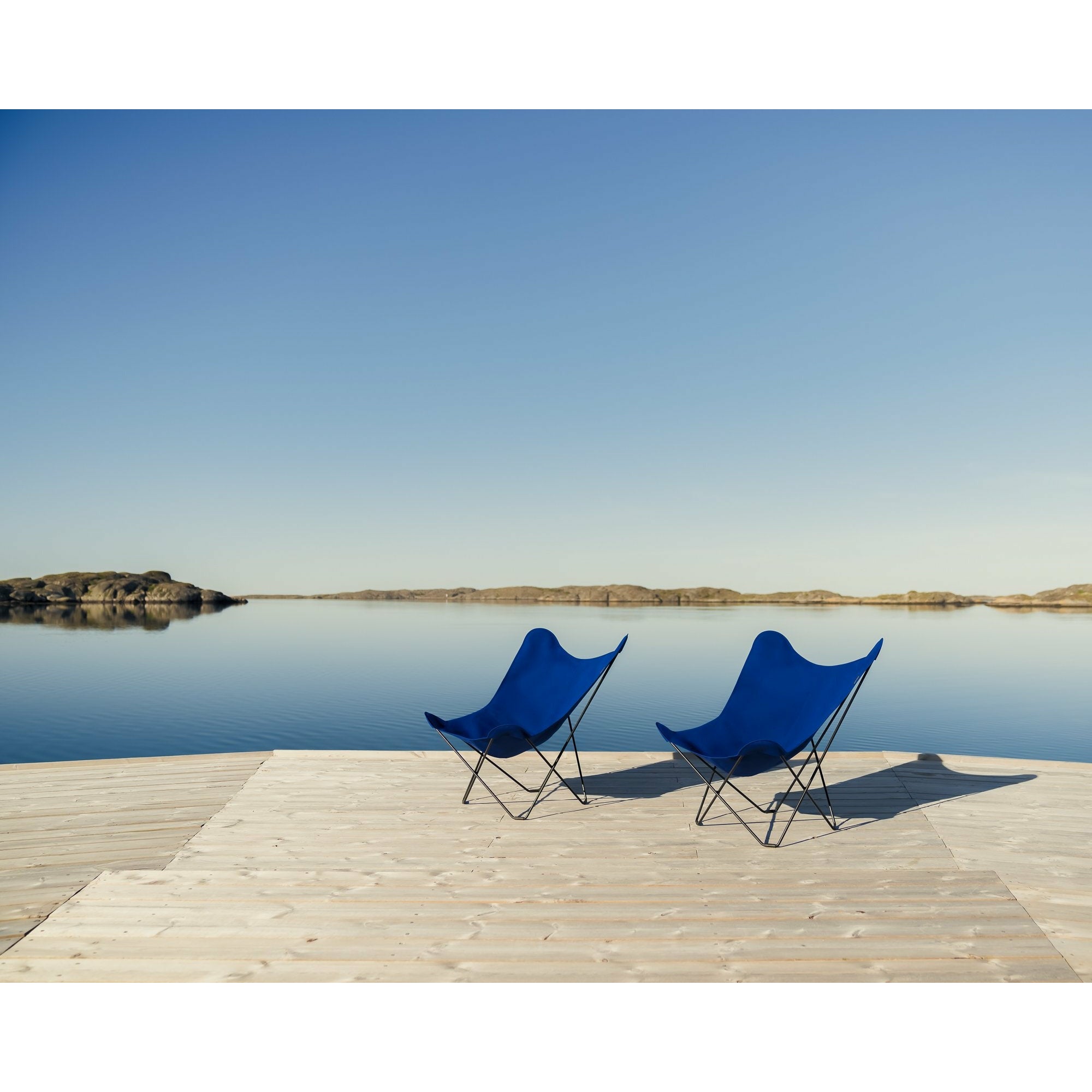 [product_category]-Cuero Sunshine Mariposa Butterfly Chair, Atlantic Blue/Black Outdoor Frame-Cuero-7340172619192-32231271792727-2