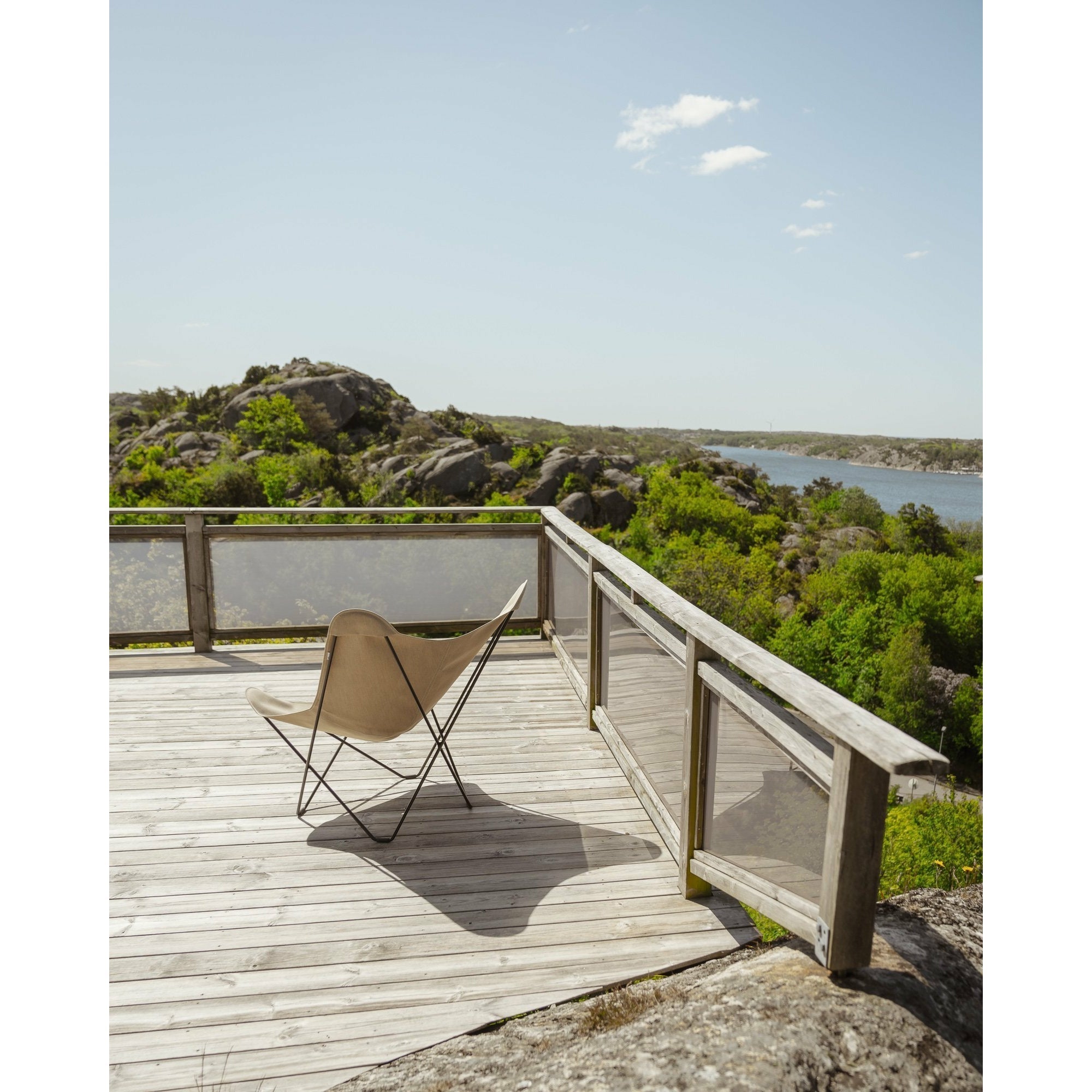 [product_category]-Cuero Sunshine Mariposa Butterfly Chair, Natural/Black Outdoor-Cuero-7340172619246-Sunshine-Mariposa-Natural-BlackOutdoor-CUE-3