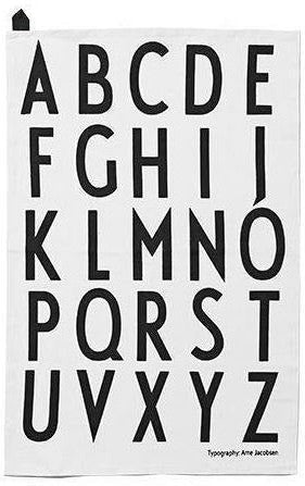 [product_category]-Design Letters Aj Tea Towel, White, 2 P Cs.-Design Letters-5710498974374-10503000WHITE-DES-1
