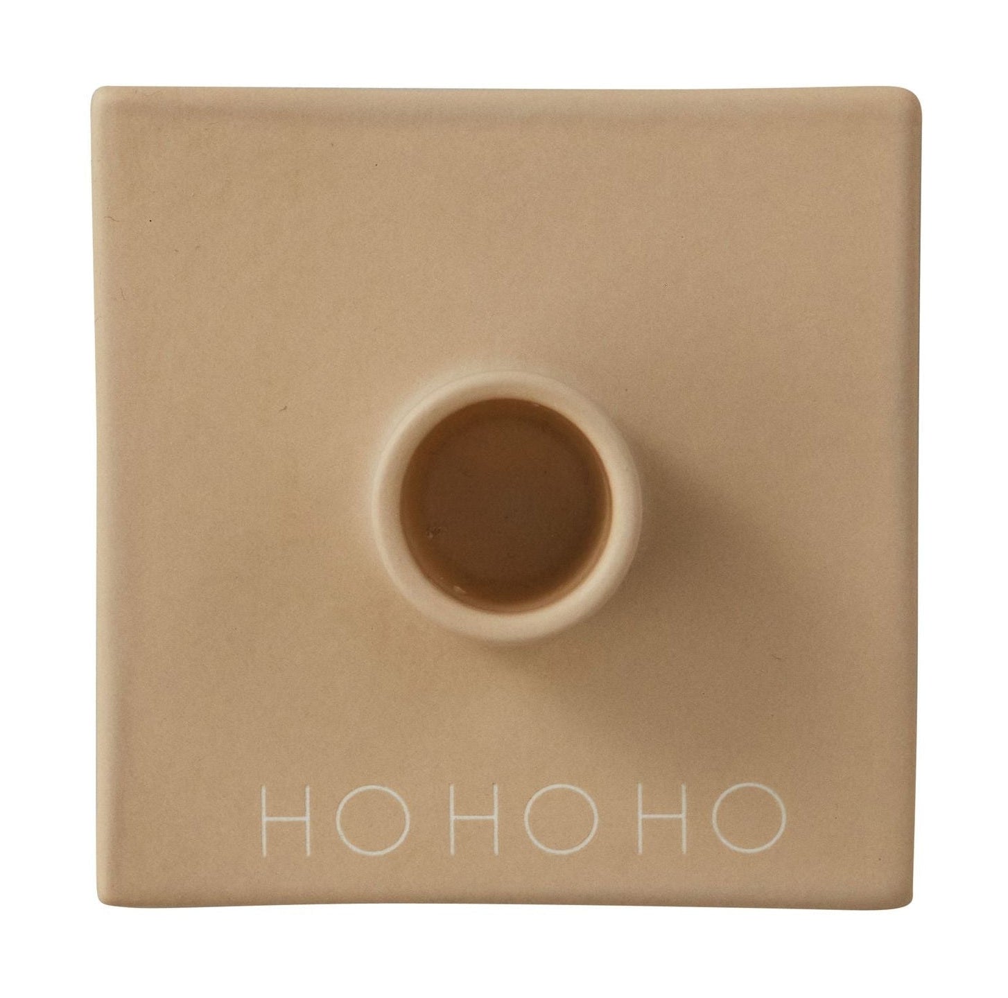 [product_category]-Design Letters Christmas Candle Holding Hoho, Beige-Design Letters-5710498188801-10101012BEIGEHOHO-DES-1
