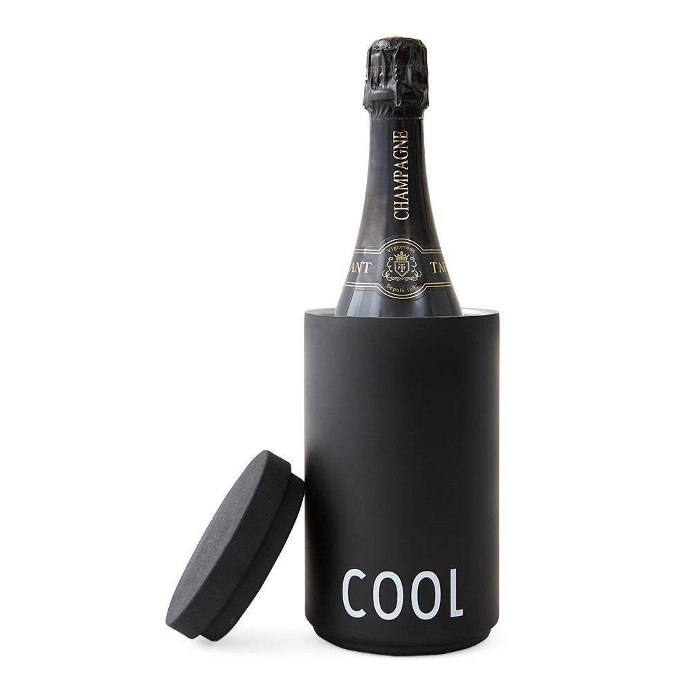 [product_category]-Design Letters Cool Wine Cooler & Ice Bucket, Black-Design Letters-5710498763589-10204303BLACK-DES-2