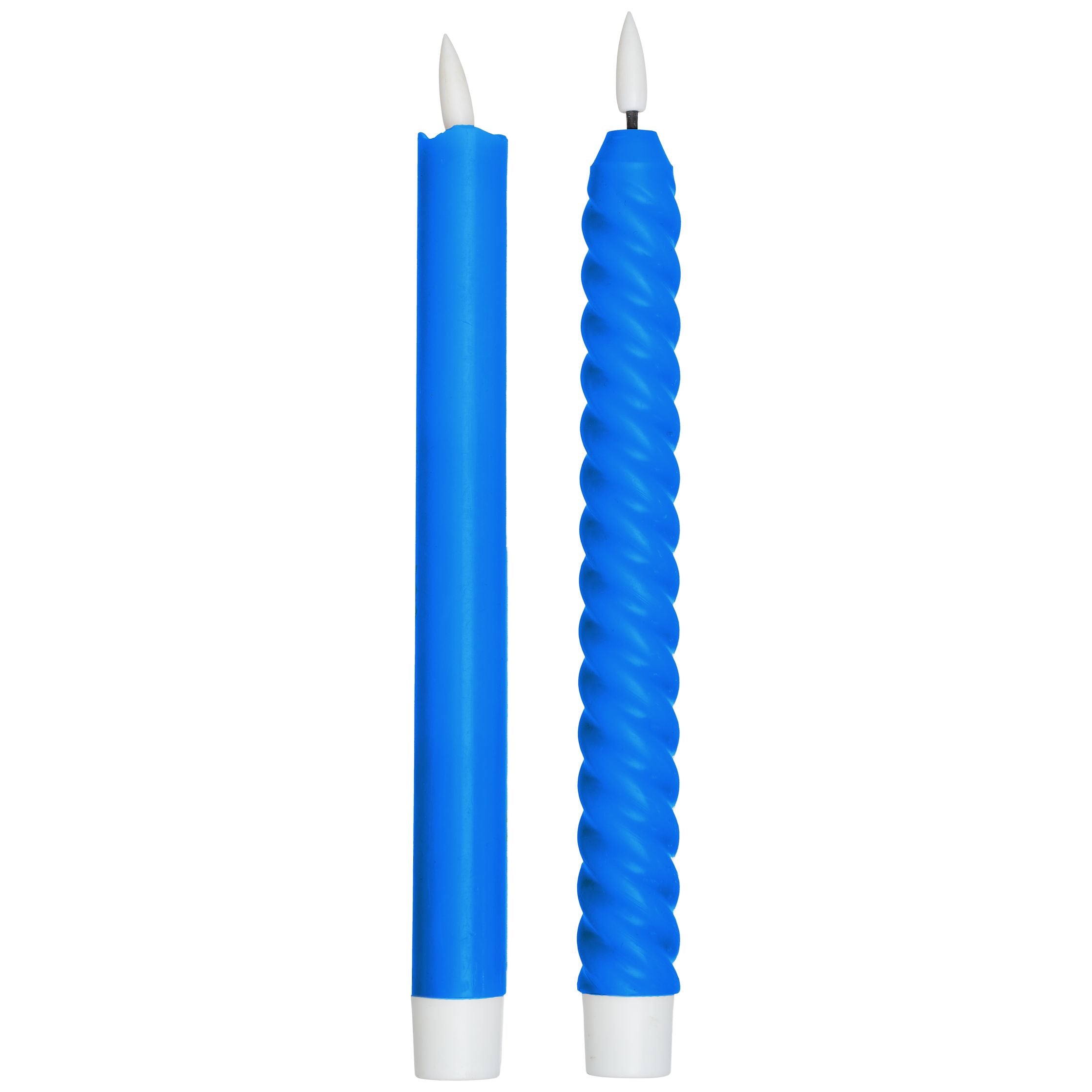 [product_category]-Design Letters Cosy Forever Led Candles (Set Of 2 Pcs), Cobalt Blue-Design Letters-5710498196509-60601003COBALTBLUE-DES-1