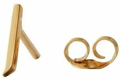 [product_category]-Design Letters Earring With Letter, Gold, J-Design Letters-5710498973179-90401001J-DES-1