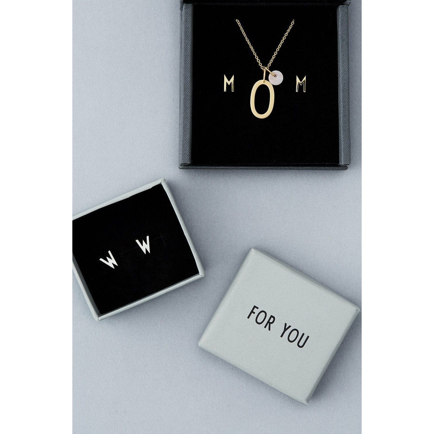 [product_category]-Design Letters Earring With Letter, Gold, O-Design Letters-5710498973223-90401001O-DES-4