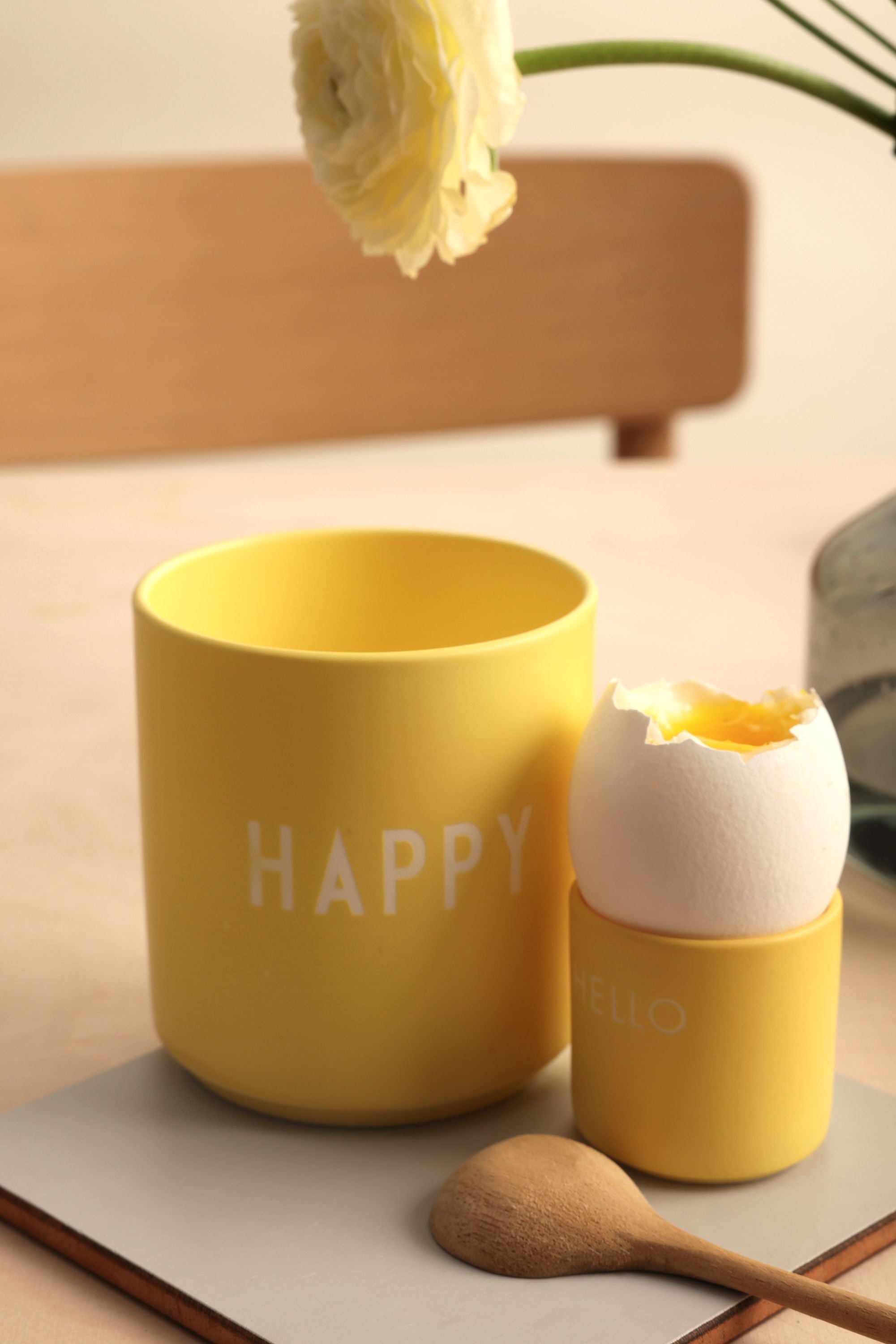 [product_category]-Design Letters Egg Cup 2 P Cs. Hello, Yellow-Design Letters-5710498194659-10101021YELLOHELLO-DES-2