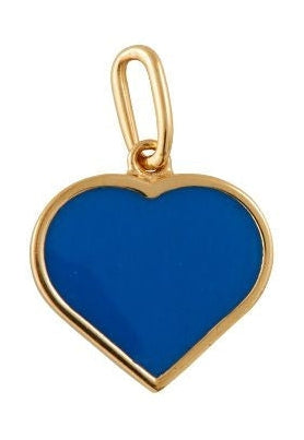 [product_category]-Design Letters Enamel Pendant Big Heart Gold, Cobalt Blue-Design Letters-5710498193195-90302025COBALTBLUE-DES-1
