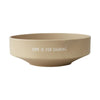 Design Letter's foretrukne skål stort, beige