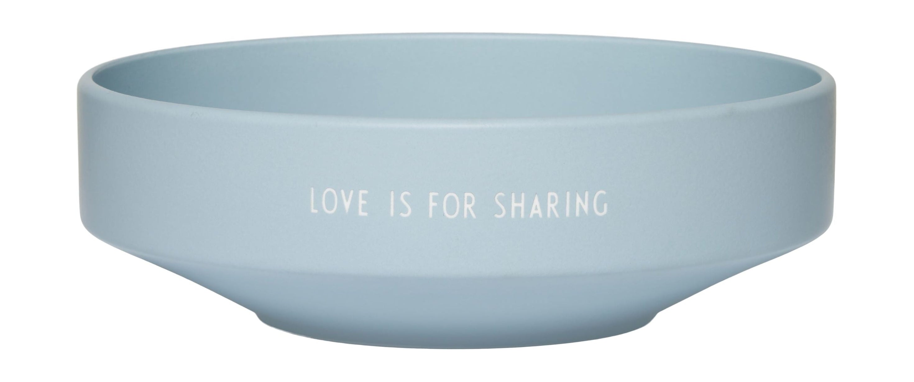 [product_category]-Design Letters Favorite Bowl Love Is For Sharing Large, Light Blue-Design Letters-5710498194307-10101015LBLOISF-DES-1