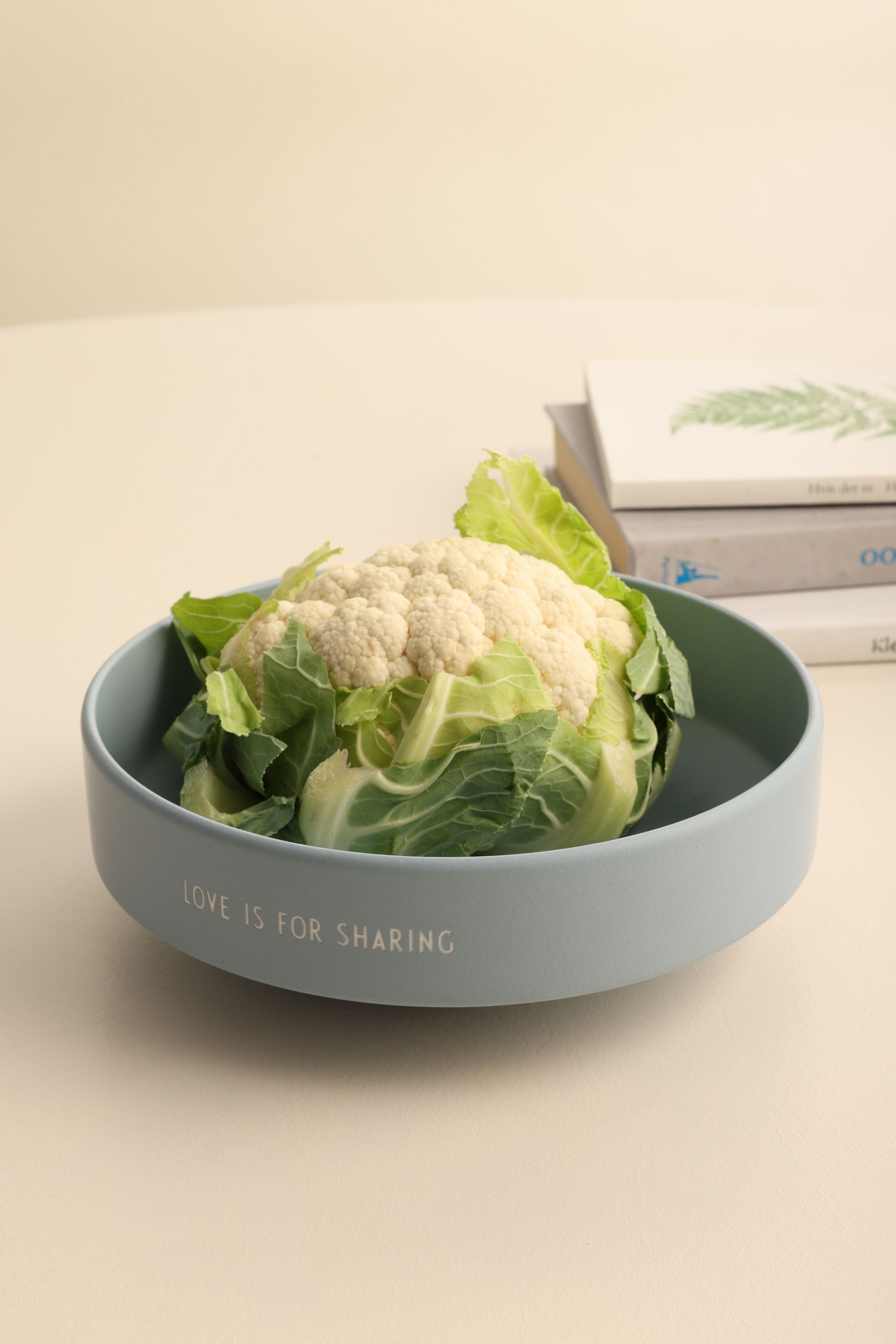 [product_category]-Design Letters Favorite Bowl Love Is For Sharing Large, Light Blue-Design Letters-5710498194307-10101015LBLOISF-DES-2