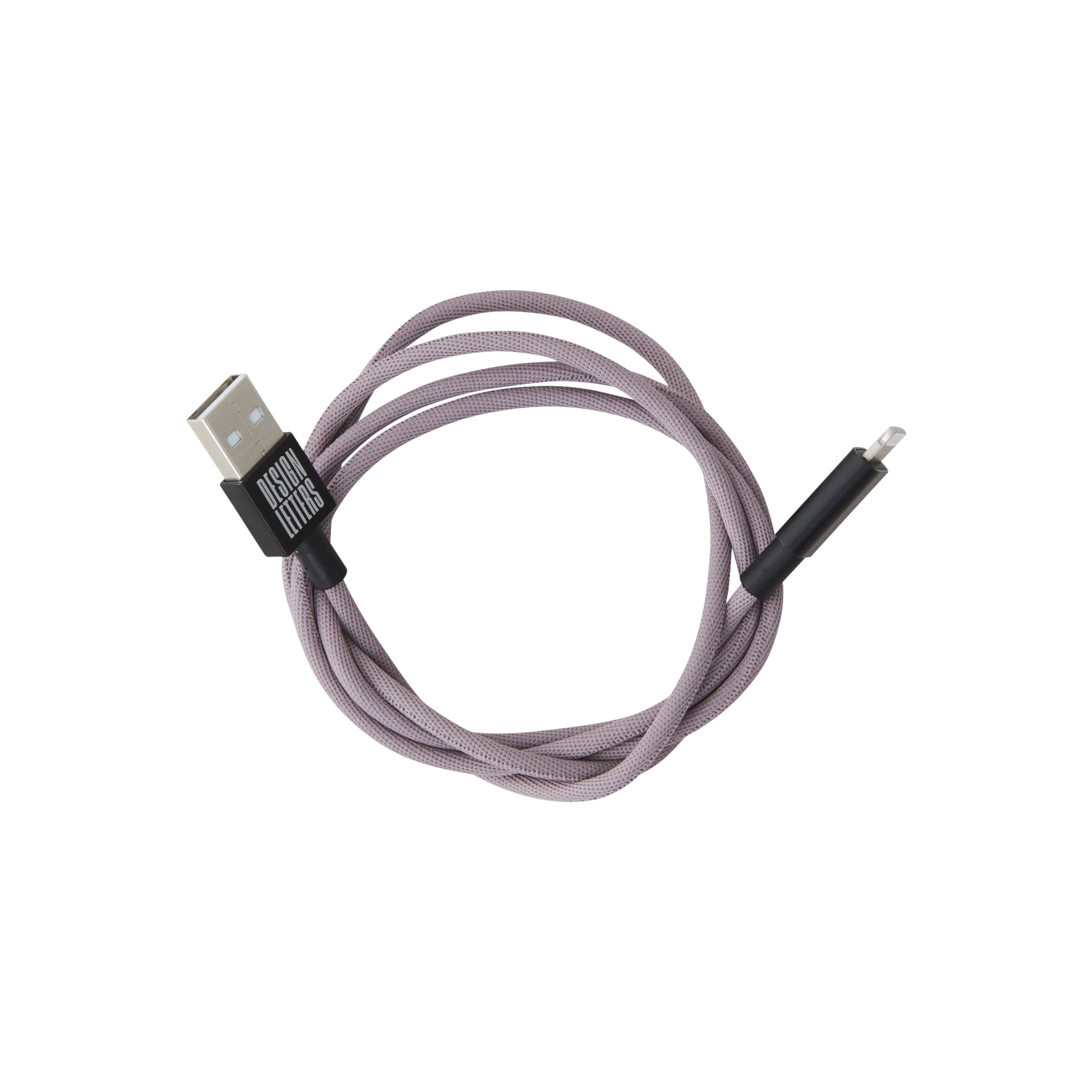 [product_category]-Design Letters Favorite Cable I Phone 1m, Lavender-Design Letters-5710498190934-60201024LAVENDER-DES-1