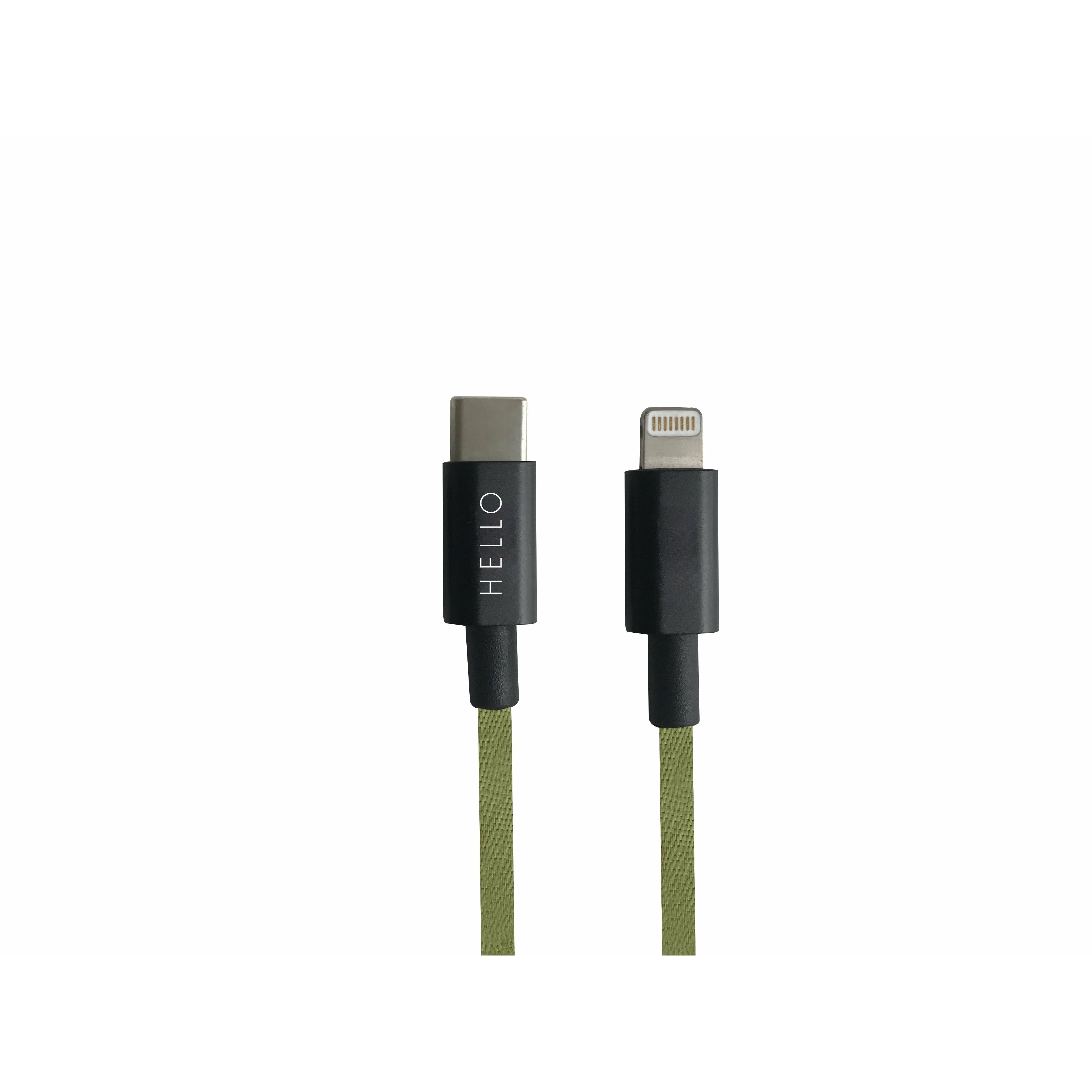 [product_category]-Design Letters Favorite Cable Usbc Iphophon 1 M, Forest Green-Design Letters-5710498190972-60201023FORESTGRN-DES-1