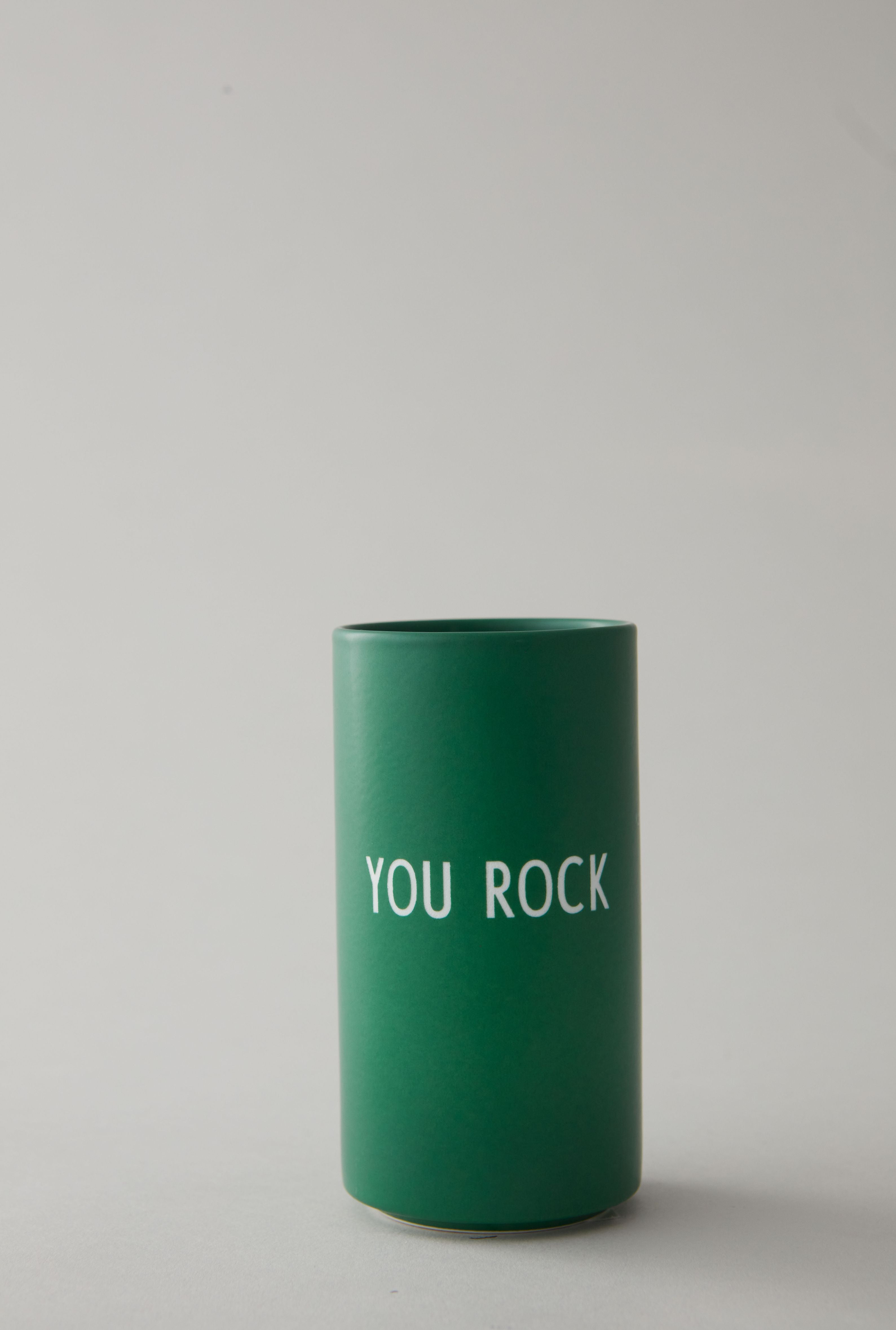 [product_category]-Design Letter's Favorite Vase Grass Green, Grass Green-Design Letters-5710498191139-10101005GGYOUROCK-DES-2