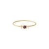 Design Letters Stor mor bangle 18k guldbelagt, ametyst violet