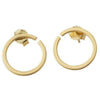 Design Letters Hoops øreringe Ø 24 mm, guldbelagt