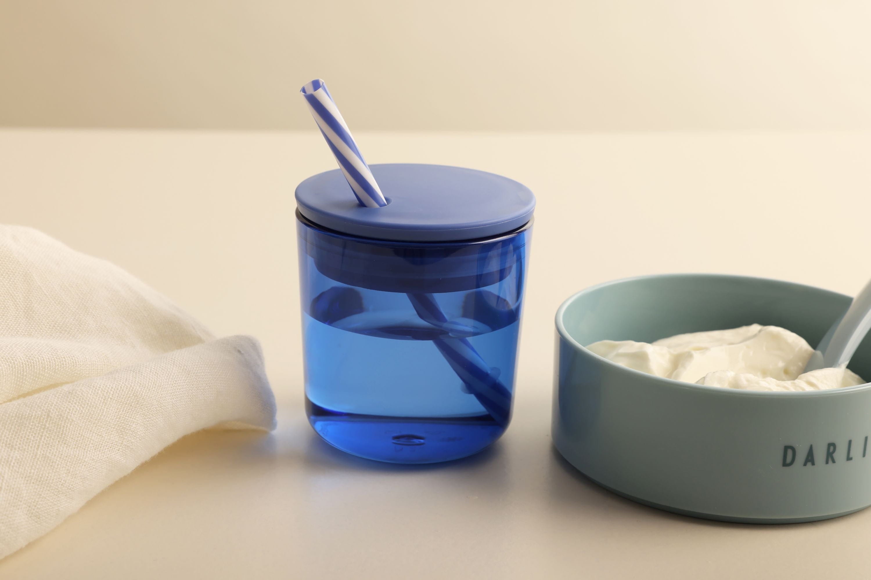 [product_category]-Design Letters Kids Colored Eco Drinking Glass Set Of 2, Blue-Design Letters-5710498194512-20106007BLUE-DES-2