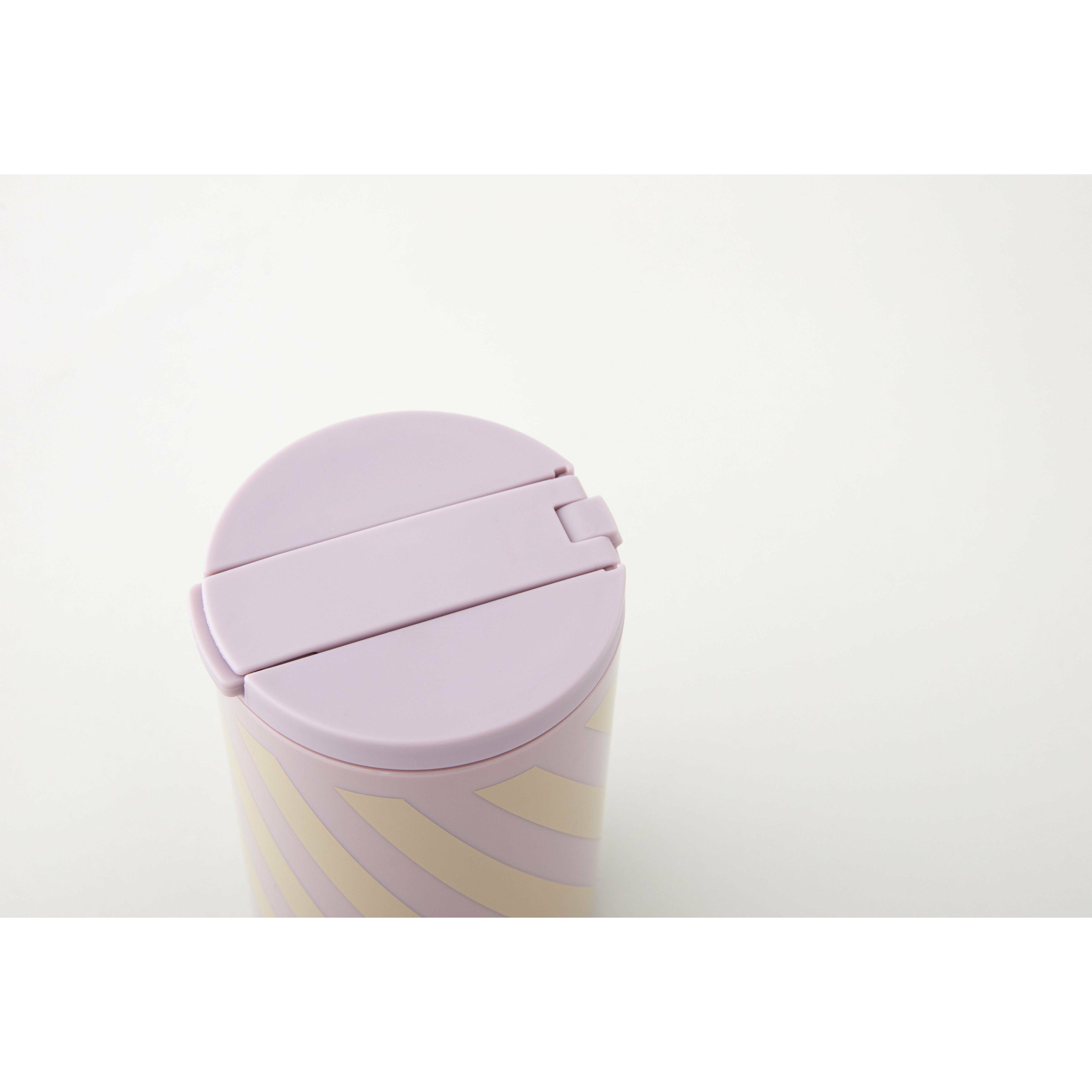 [product_category]-Design Letters Kids Straw Mug 330 Ml, Lavender-Design Letters-5710498188986-20106006LAVSTRIPE-DES-6