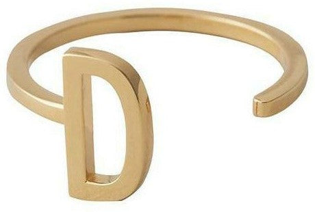 [product_category]-Design Letters Letter Ring A Z, 18k Gold Plated, D-Design Letters-5710498172183-90601000D-DES-1