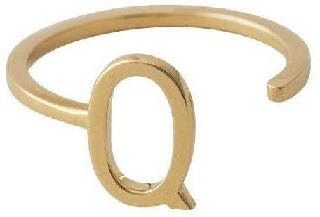 [product_category]-Design Letters Letter Ring A Z, 18k Gold Plated, Q-Design Letters-5710498172312-90601000Q-DES-1