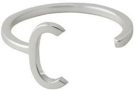 [product_category]-Design Letters Letter Ring A Z, 925 Sterling Silver, C-Design Letters-5710498172435-90601001C-DES-1