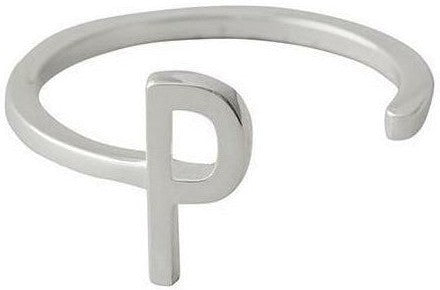 [product_category]-Design Letters Letter Ring A Z, 925 Sterling Silver, P-Design Letters-5710498172565-90601001P-DES-1