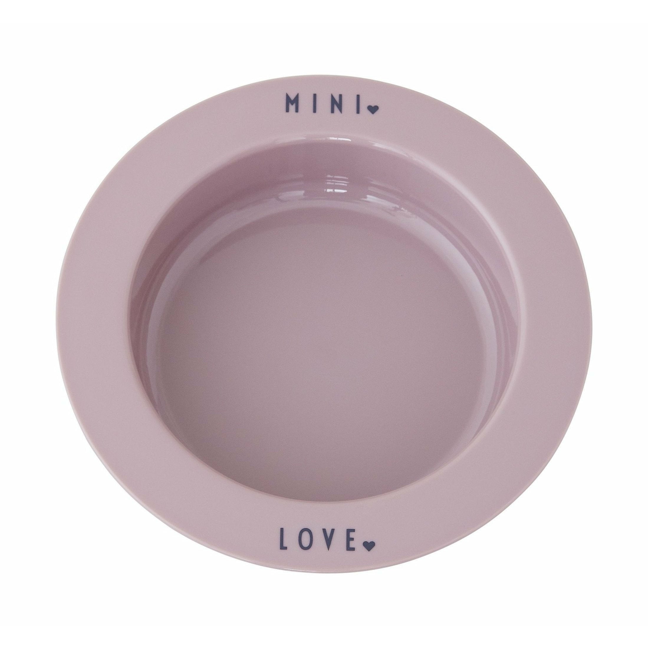 [product_category]-Design Letters Mini Favorite Plate Deep, Lavender-Design Letters-5710498187231-20103023LAVENLOVE-DES-1