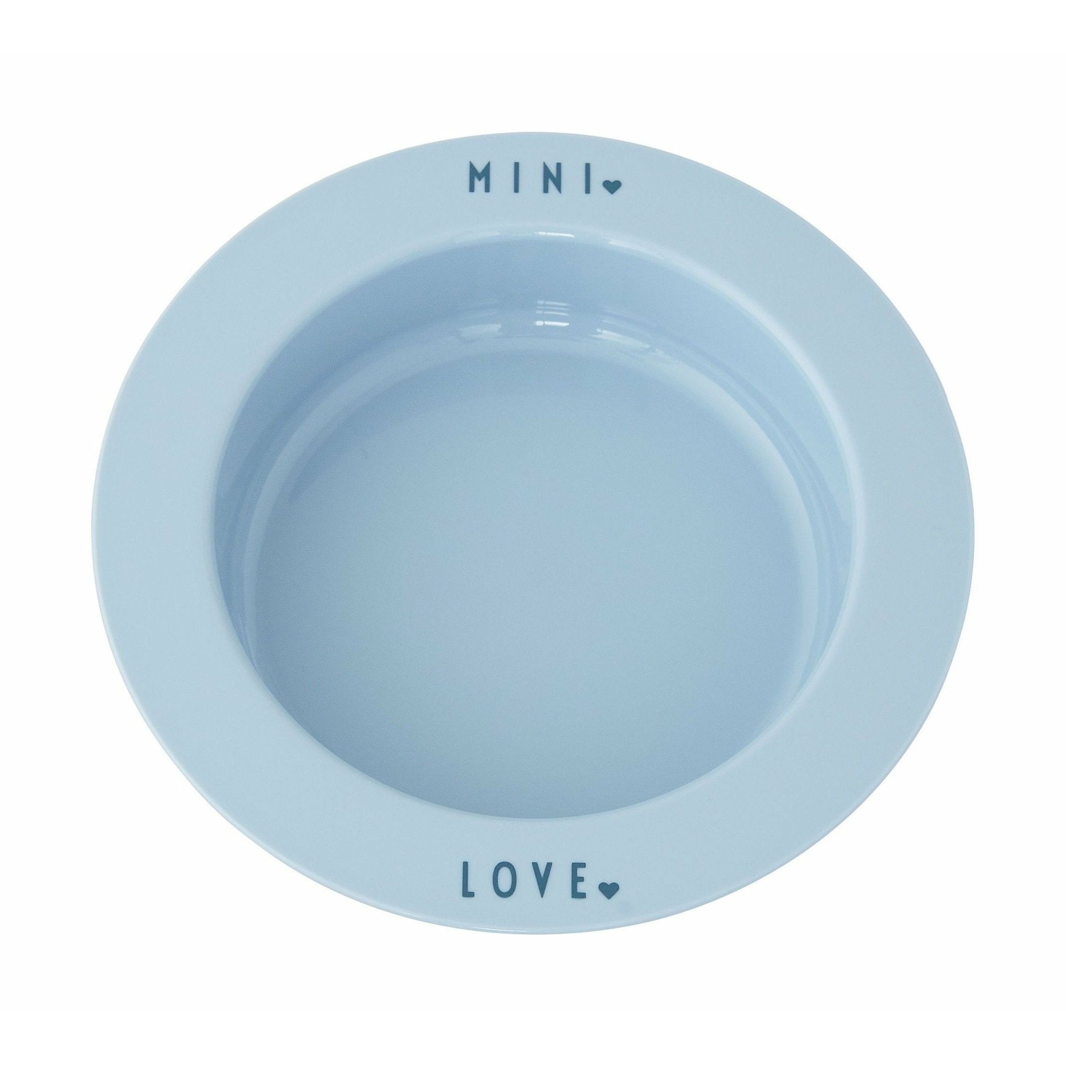 [product_category]-Design Letters Mini Favorite Plate Deep, Light Blue-Design Letters-5710498187224-20103023LBLOVE-DES-1