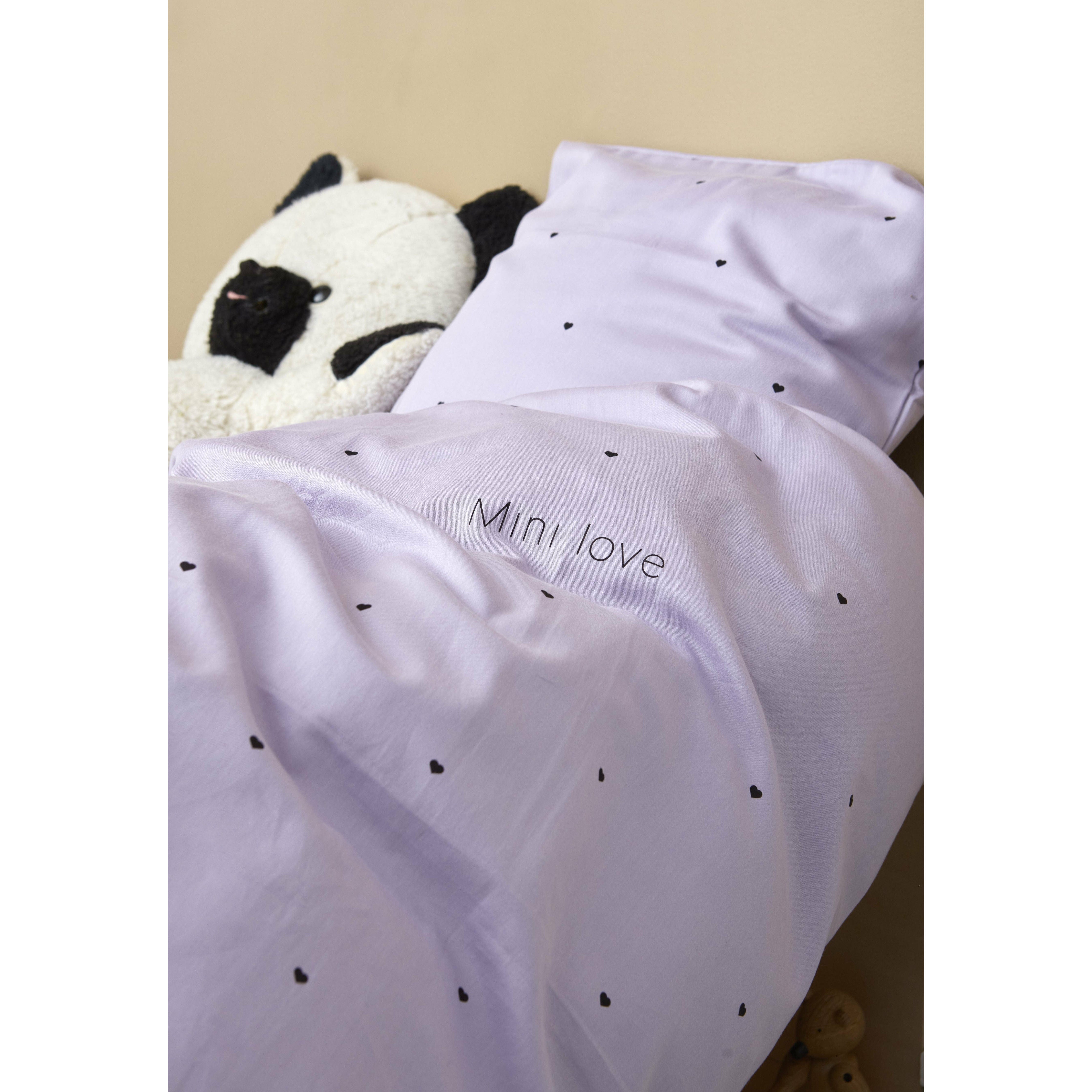 [product_category]-Design Letters Mini Love Baby Pillowcases And Duvet Covers 70x100 Cm, Lavender-Design Letters-5710498189495-10501000LAVENLOVE-DES-7