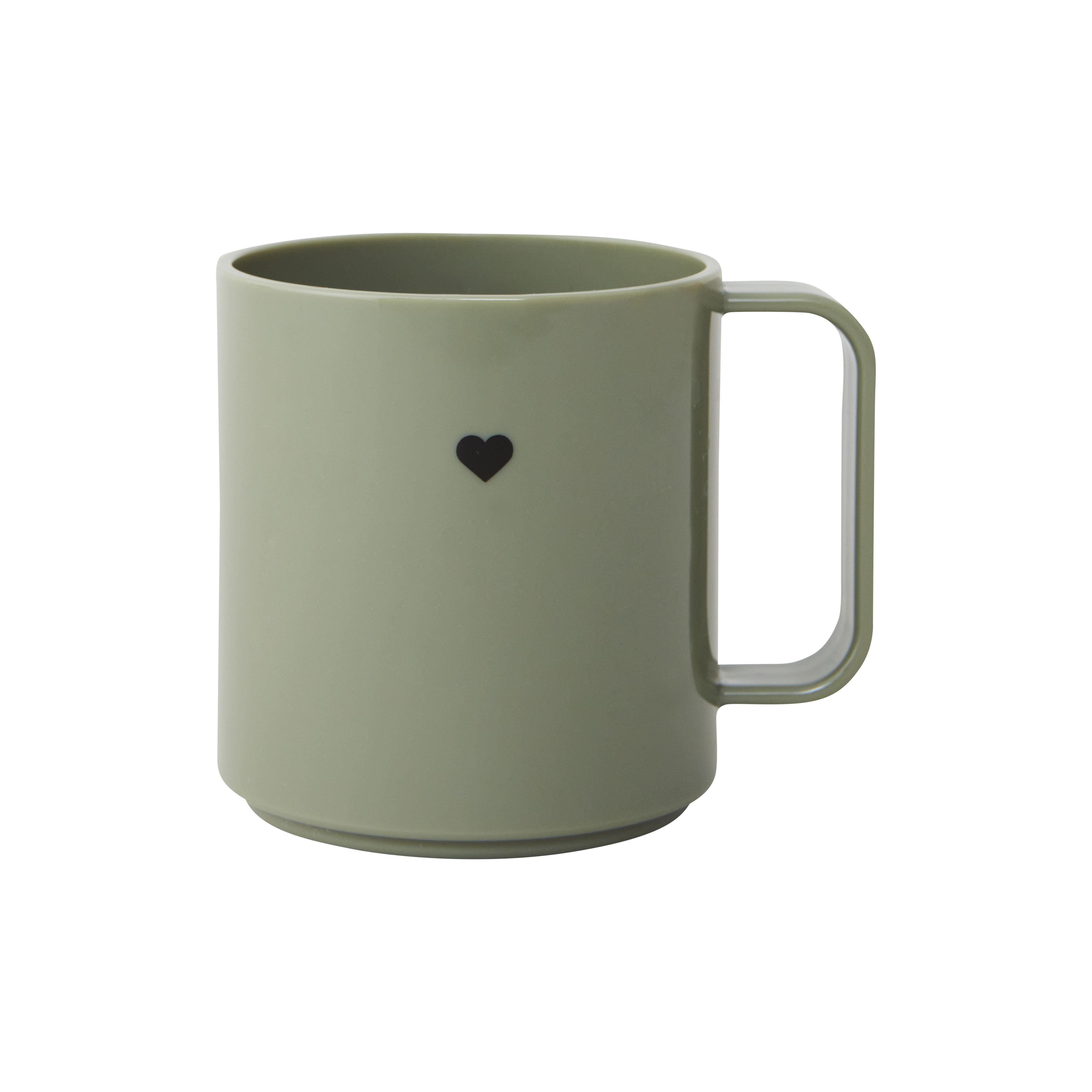 [product_category]-Design Letters Mini Love Mug With Handle, Forest Green-Design Letters-5710498190217-20103030FGMINILOVE-DES-1