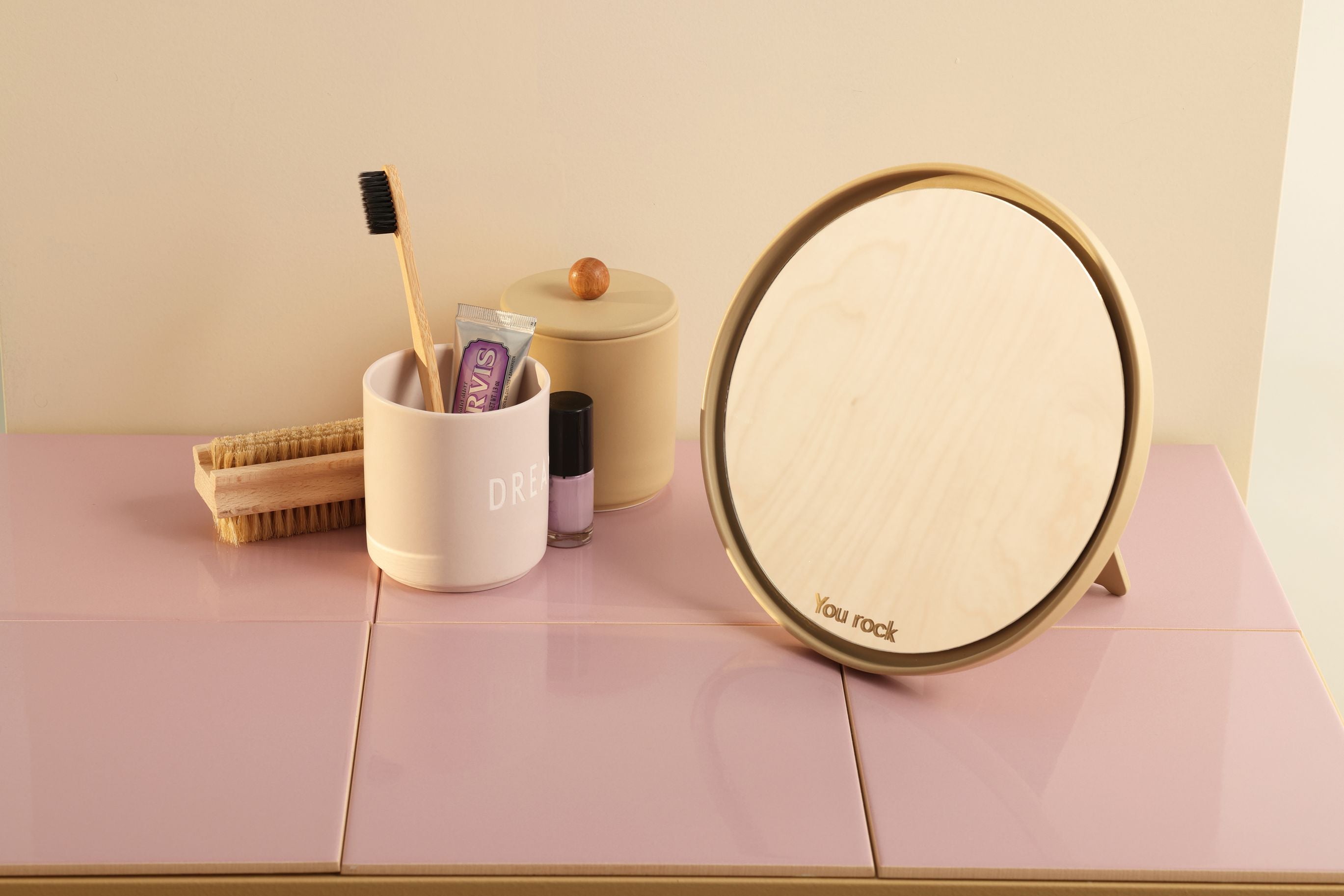 [product_category]-Design Letters Mirror Mirror, Beige-Design Letters-5710498194789-10101300BEYOUROCK-DES-3