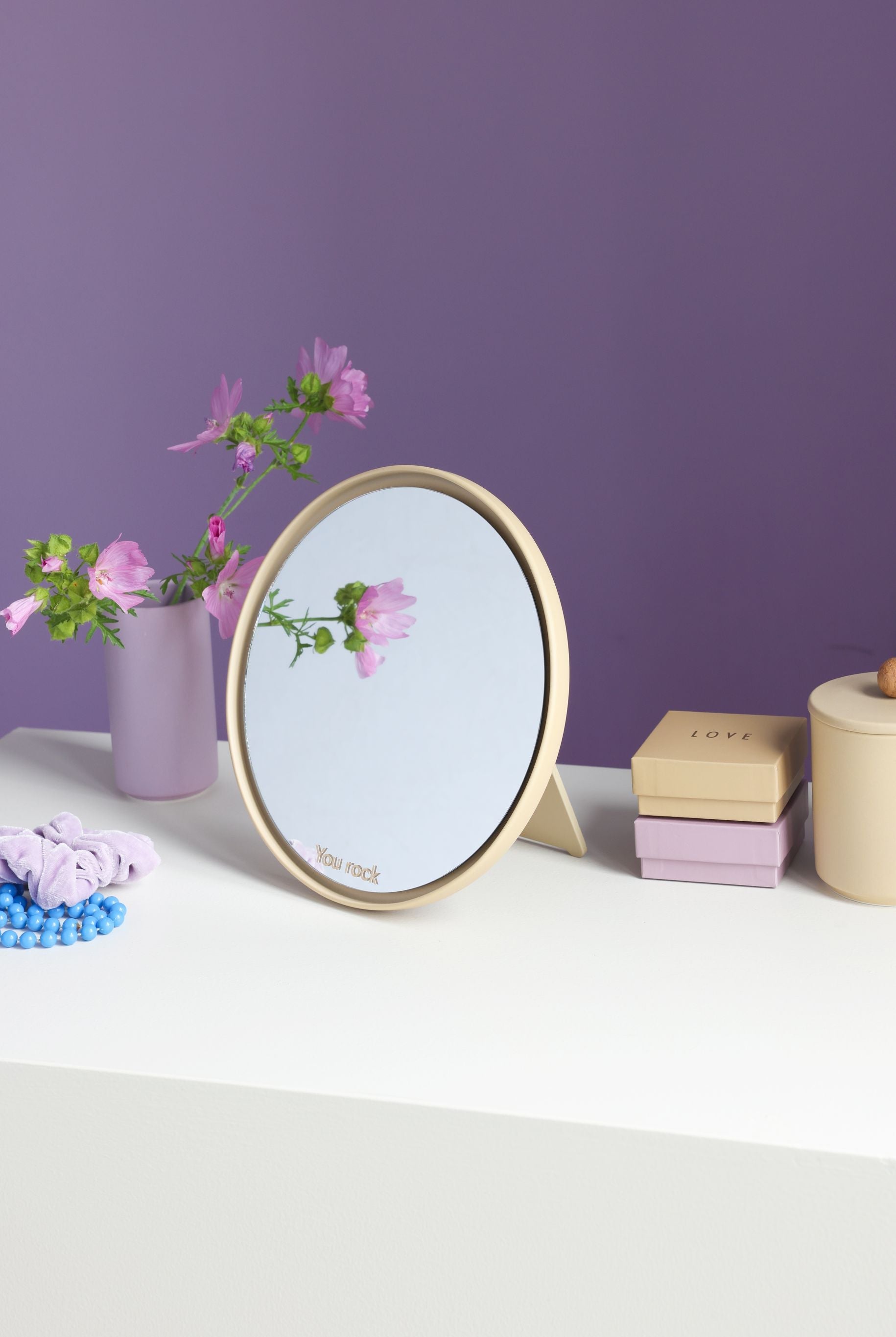 [product_category]-Design Letters Mirror Mirror, Beige-Design Letters-5710498194789-10101300BEYOUROCK-DES-4