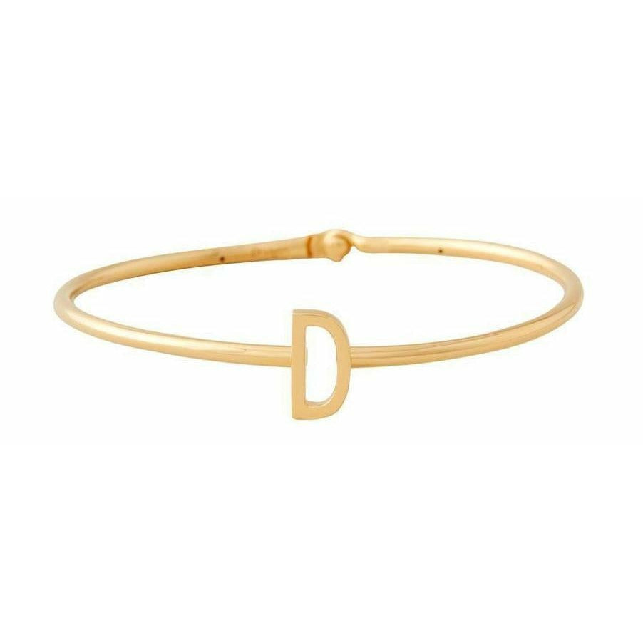 [product_category]-Design Letters My Bangle D Bangle, 18k Gold Plated Silver-Design Letters-5710498188214-90502001D-DES-1
