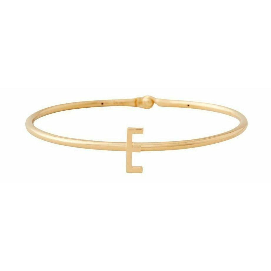 [product_category]-Design Letters My Bangle E Bangle, 18k Gold Plated Silver-Design Letters-5710498188337-90502001E-DES-1