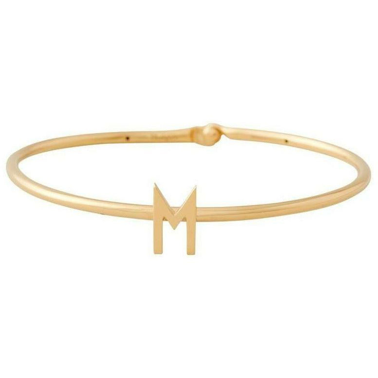 [product_category]-Design Letters My Bangle M Bangle, 18k Gold Plated Silver-Design Letters-5710498188184-90502001M-DES-1