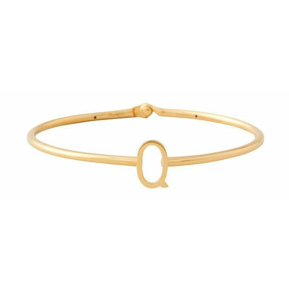 [product_category]-Design Letters My Bangle Q Bangle, 18k Gold Plated Silver-Design Letters-5710498188306-90502001Q-DES-1
