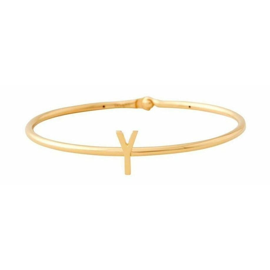 [product_category]-Design Letters My Bangle Y Bangle, 18k Gold Plated Silver-Design Letters-5710498188252-90502001Y-DES-1