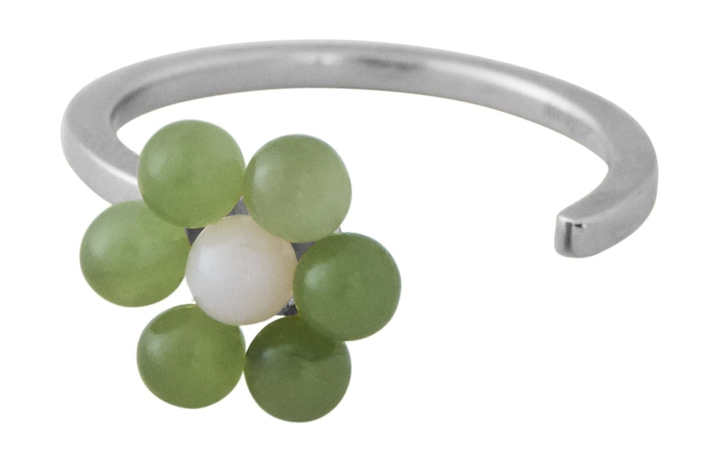 [product_category]-Design Letters Myflower Ring 10 Mm Silver, Green-Design Letters-5710498177164-90603001GREEN-DES-1