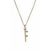 Design Letters Halskæde i rent guld, f