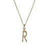 Design Letters Halskæde i rent guld, R