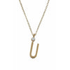 Design Letters Halskæde i rent guld, u