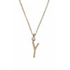 Design Letters Halskæde i rent guld, y