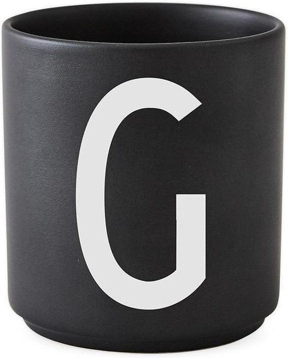 [product_category]-Design Letters Personal Porcelain Mug A Z, Black, G-Design Letters-5710498733520-10204000G-DES-1