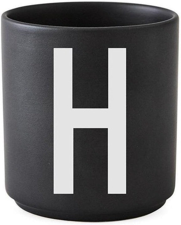 [product_category]-Design Letters Personal Porcelain Mug A Z, Black, H-Design Letters-5710498733537-10204000H-DES-1