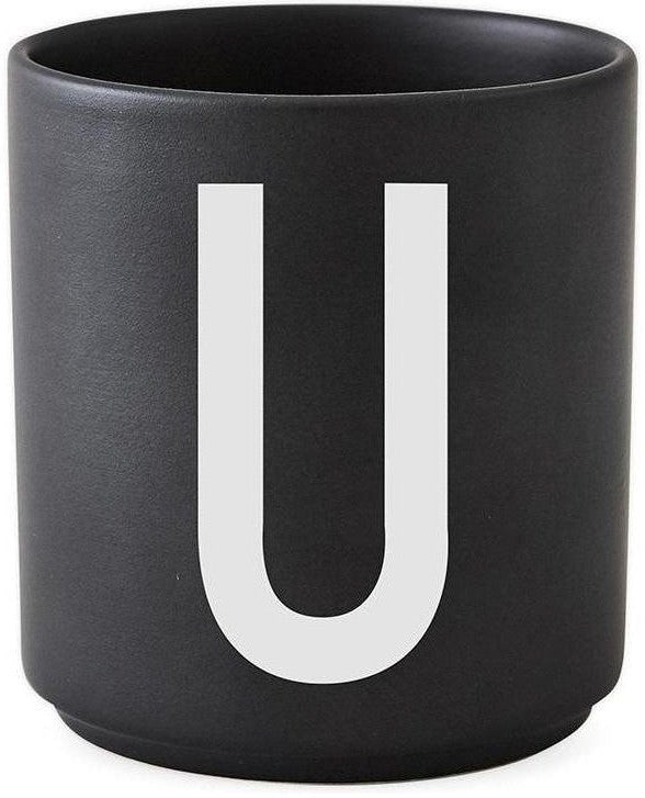 [product_category]-Design Letters Personal Porcelain Mug A Z, Black, U-Design Letters-5710498733667-10204000U-DES-1