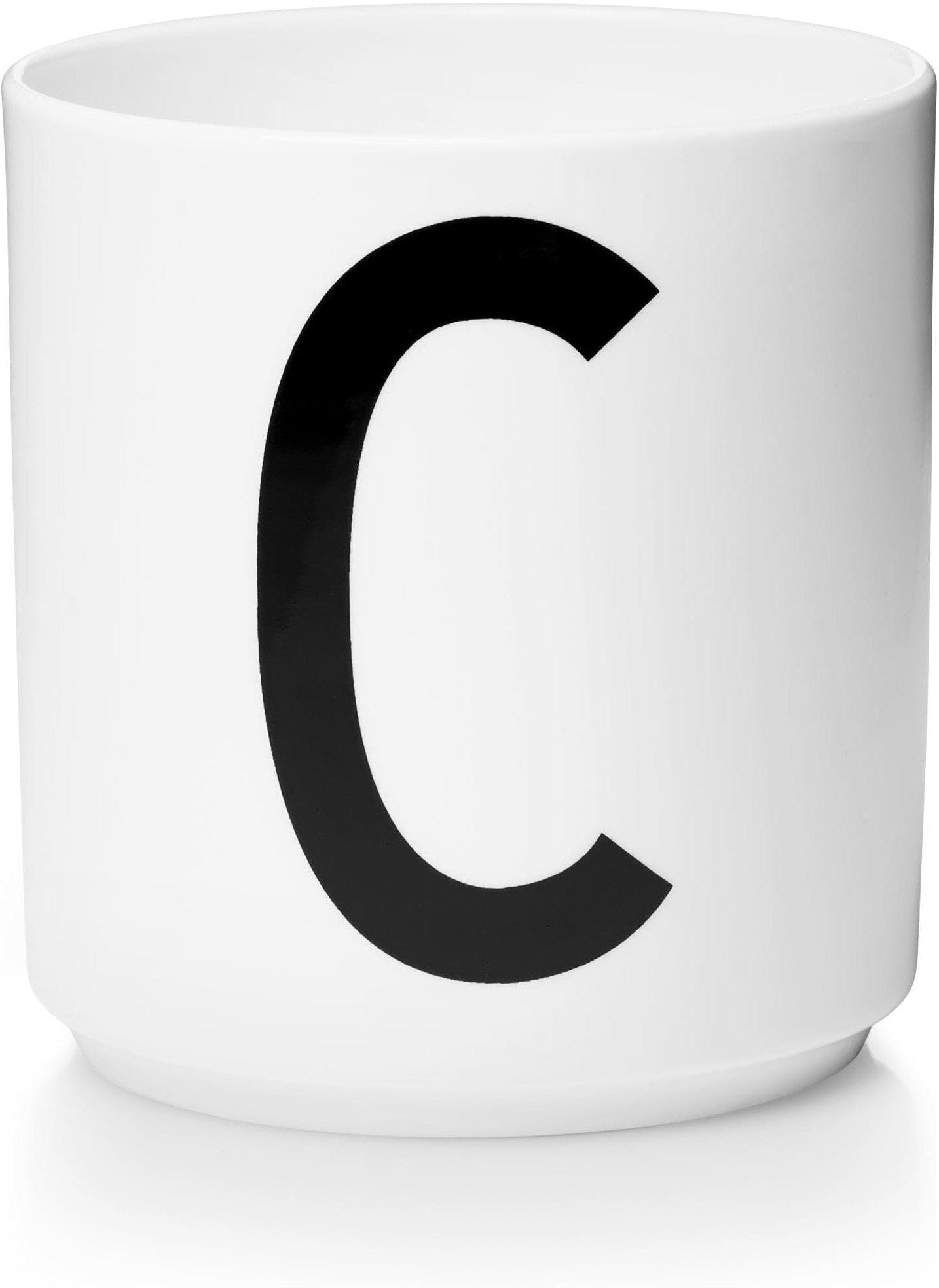 [product_category]-Design Letters Personal Porcelain Mug A Z, White, C-Design Letters-5710498720032-10201000C-DES-1