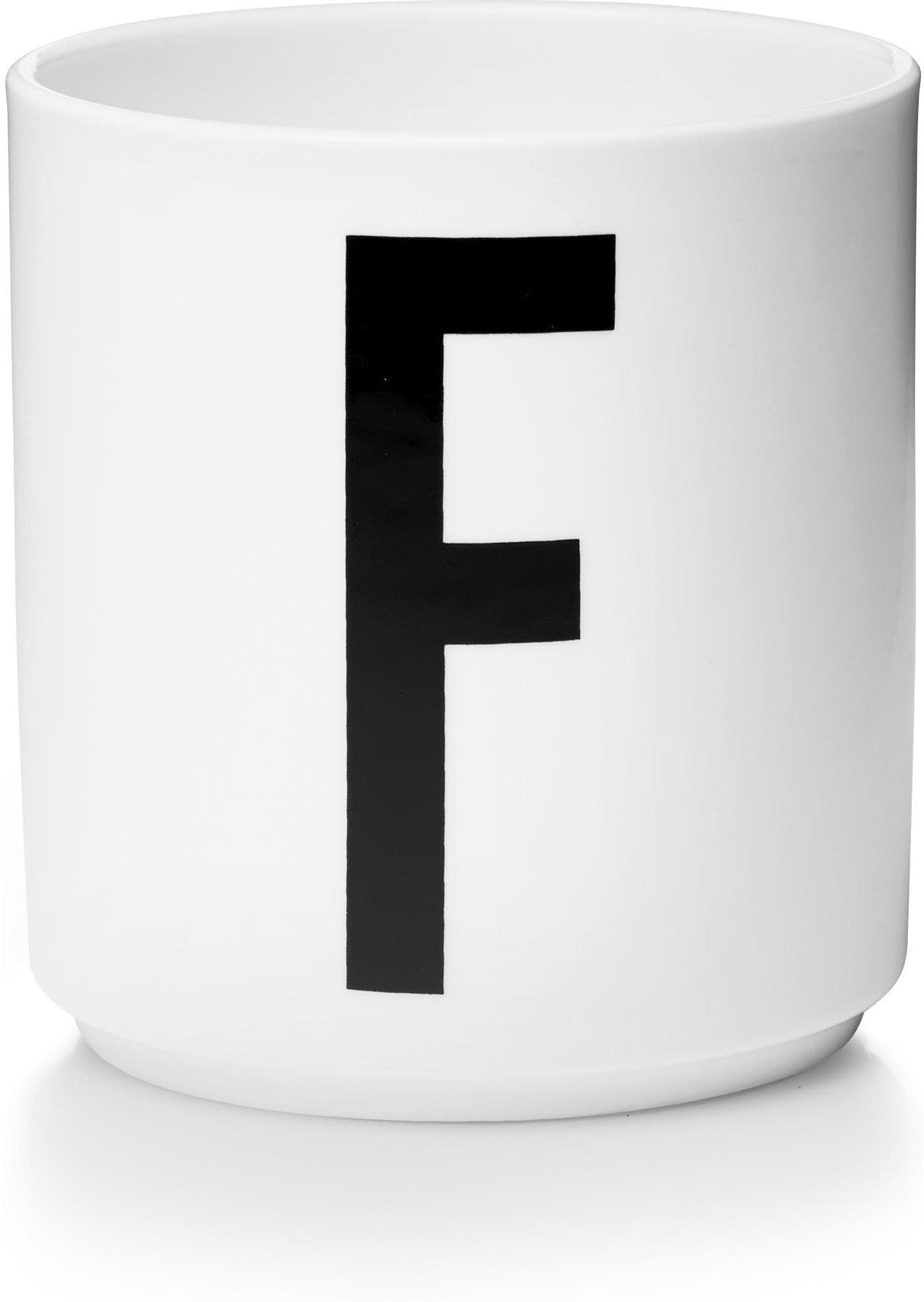 [product_category]-Design Letters Personal Porcelain Mug A Z, White, F-Design Letters-5710498720063-10201000F-DES-1