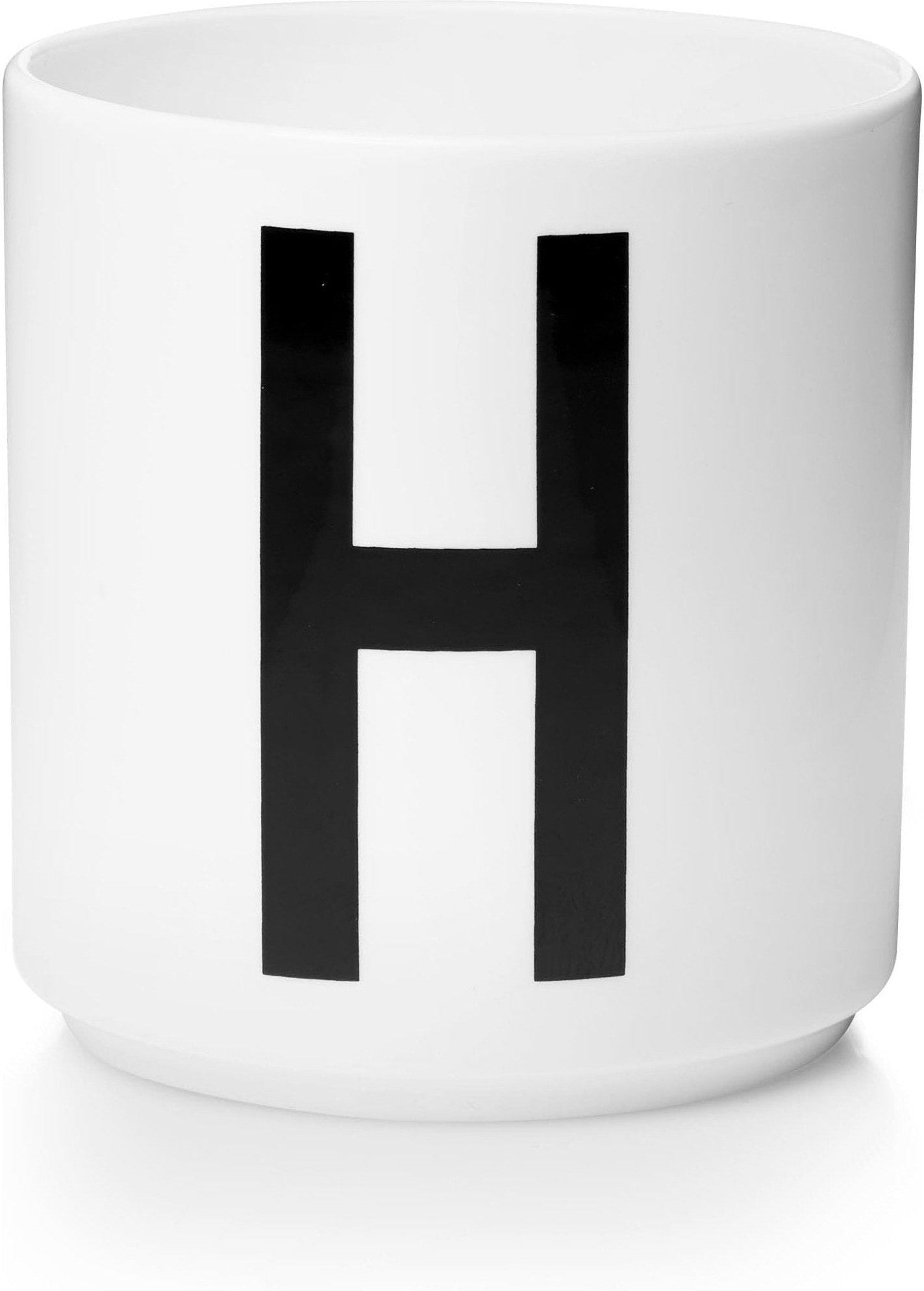 [product_category]-Design Letters Personal Porcelain Mug A Z, White, H-Design Letters-5710498720087-10201000H-DES-1
