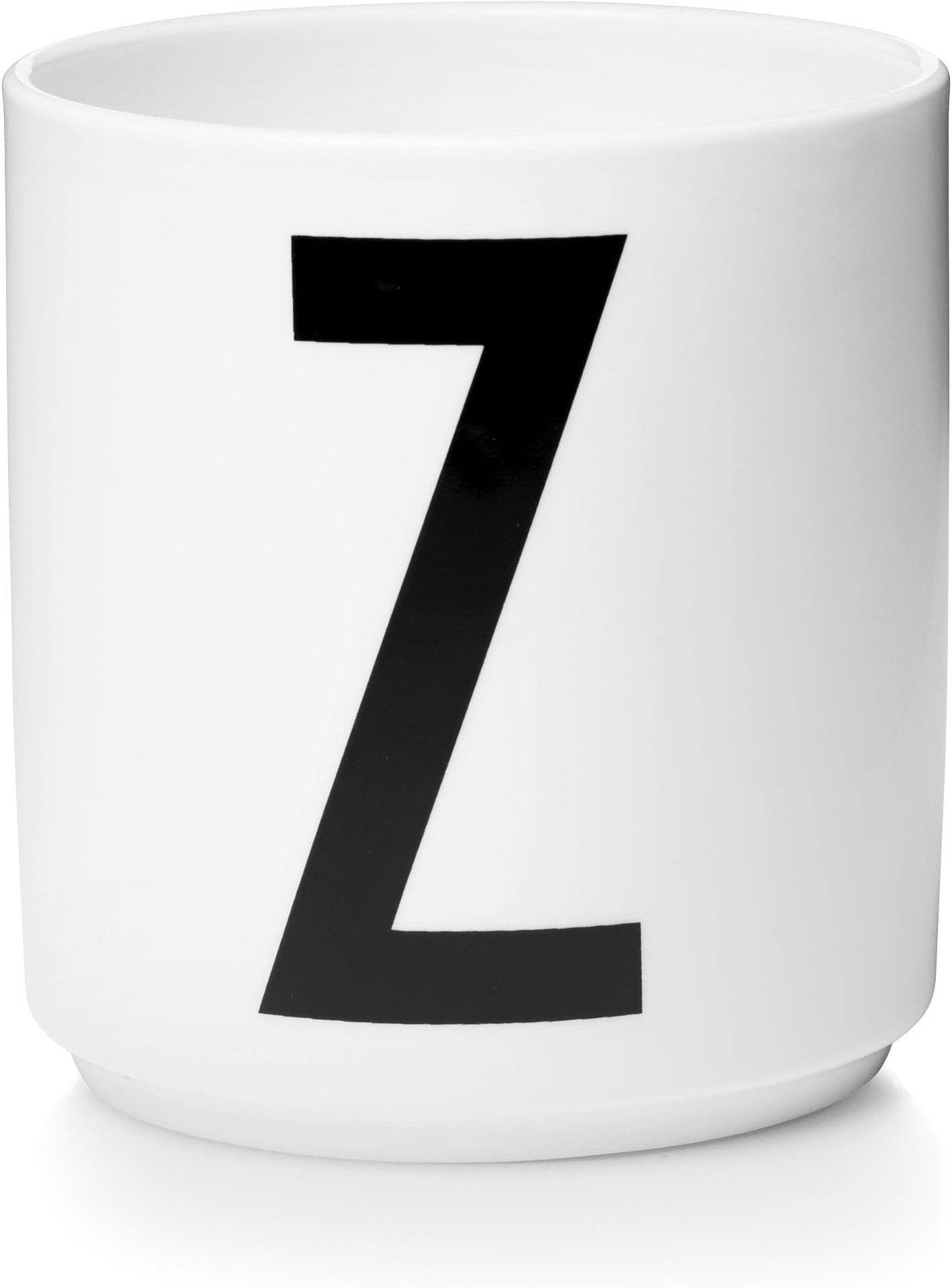 [product_category]-Design Letters Personal Porcelain Mug A Z, White, Z-Design Letters-5710498720254-10201000Z-DES-1