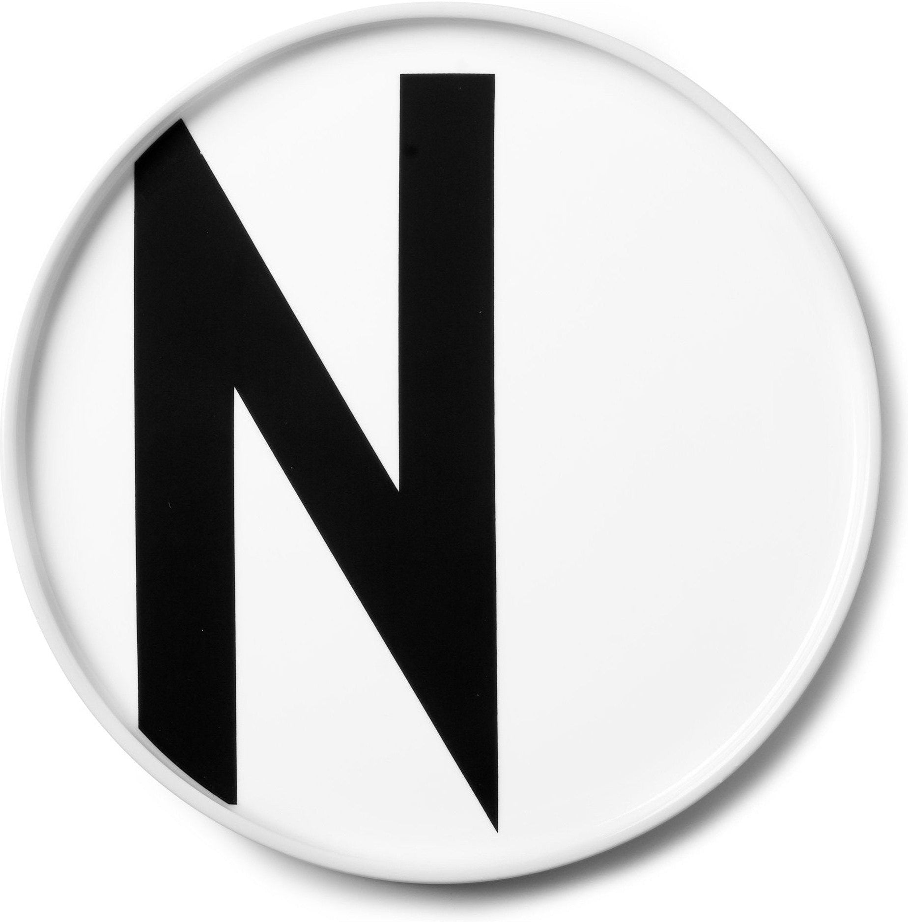 [product_category]-Design Letters Personal Porcelain Plate A Z, N-Design Letters-5710498720476-10201500N-DES-1