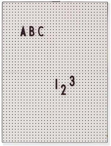 Design Letters Pinboard lysegrå, lille